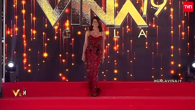 Tonka Tomicic en la Gala del Festival de Viña 2019