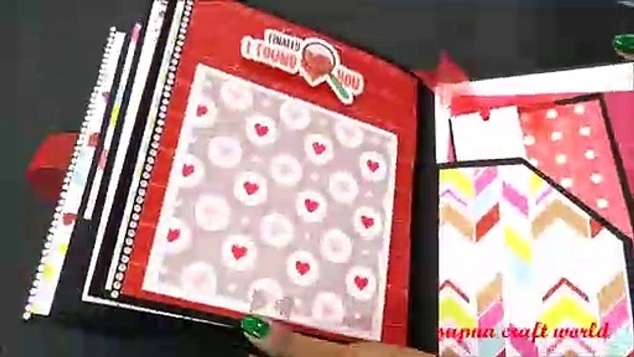 valentines day scrapbook album