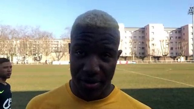 GAMBARDELLA U19 - DJALEEL BOURA réagit après l'élimination de l'AS SAINT-PRIEST contre le MONTPELLIER HSC