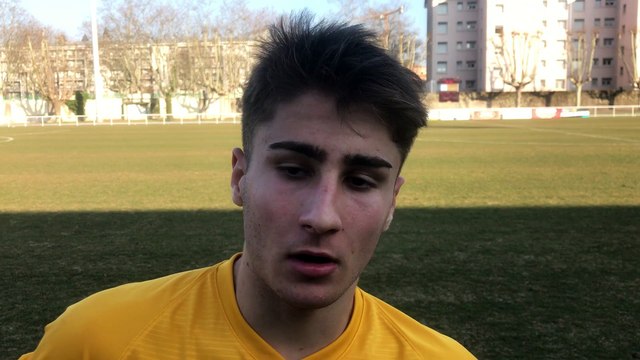 GAMBARDELLA U19 - Theo GONZALEZ réagit après l'élimination de l'AS SAINT-PRIEST contre le MONTPELLIER HSC