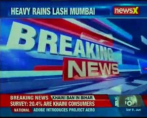 Heavy rains lash Mumbai; streets waterlogged, normal life disrupted