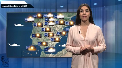 El tiempo: pronóstico para el lunes 25 de febrero