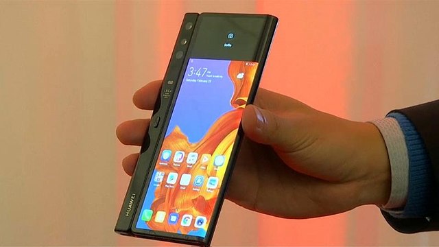 Is it a phone, a tablet - or both? Huawei launches foldable smartphone