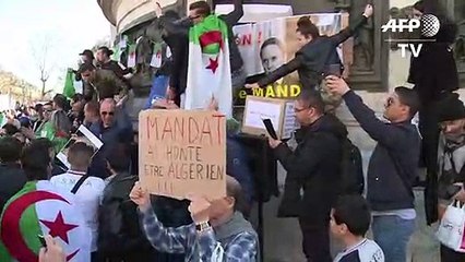 Manifestation à Paris contre un 5ème mandat de Bouteflika