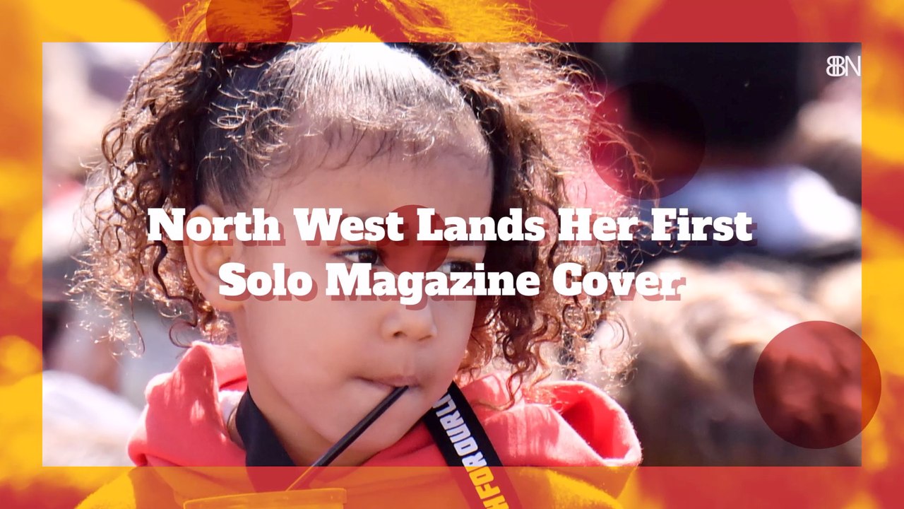A Very Cute Little North West Is Now A Cover Girl