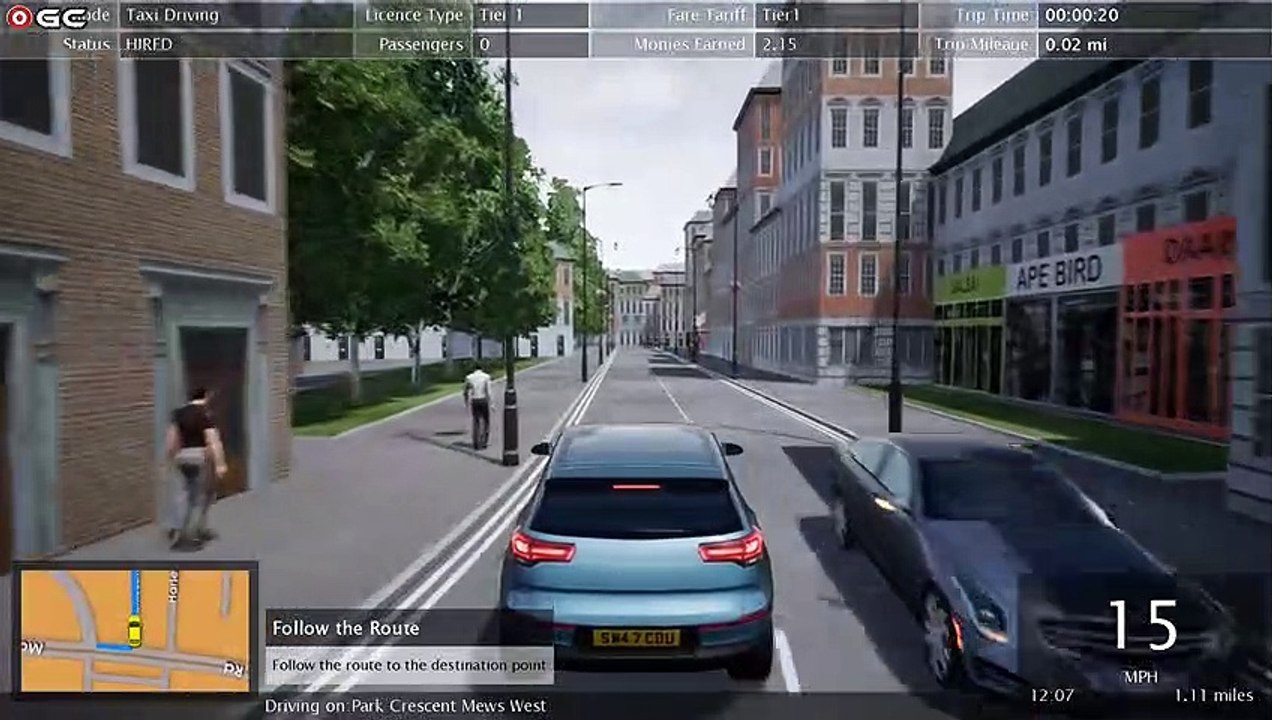 Go Cabbies GB "Car Taxi Driving Simulator" PC Gameplay FHD