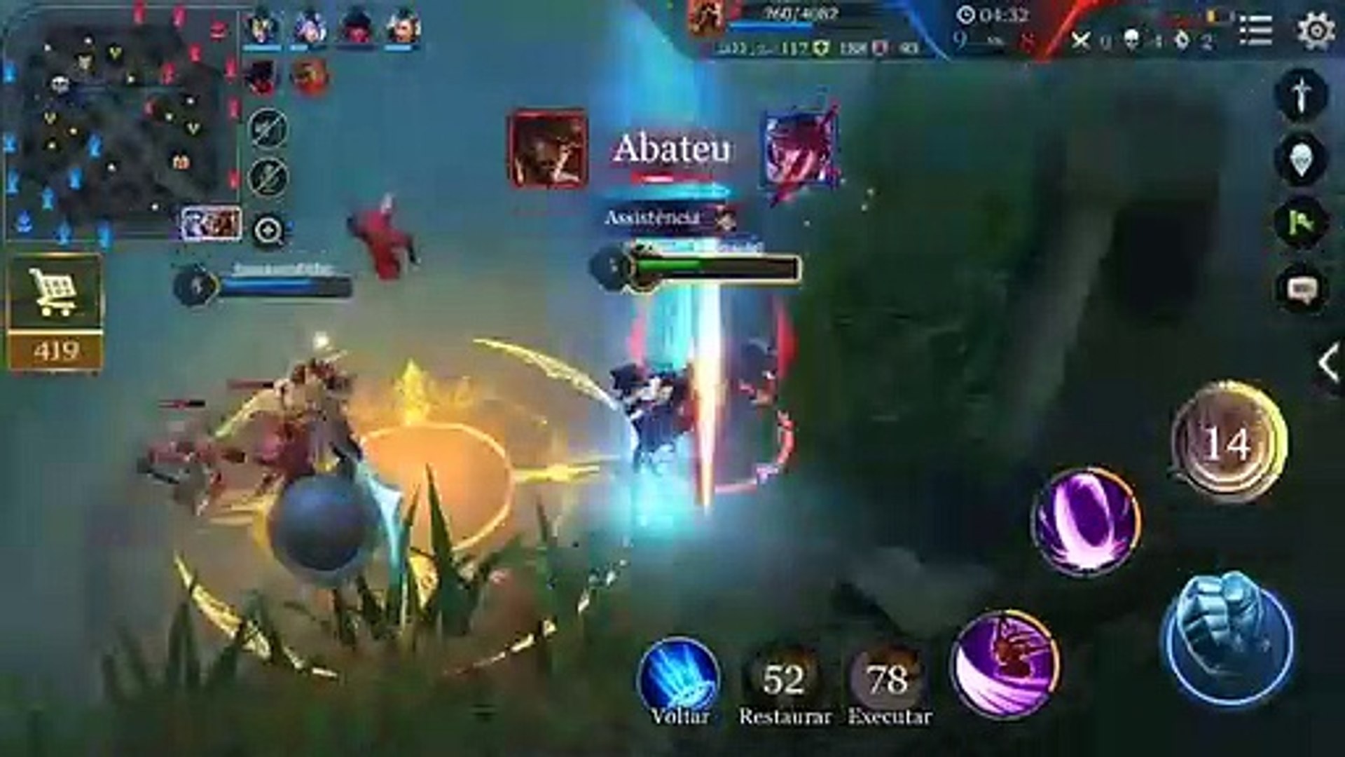 Arena of Valor partida com butterfly