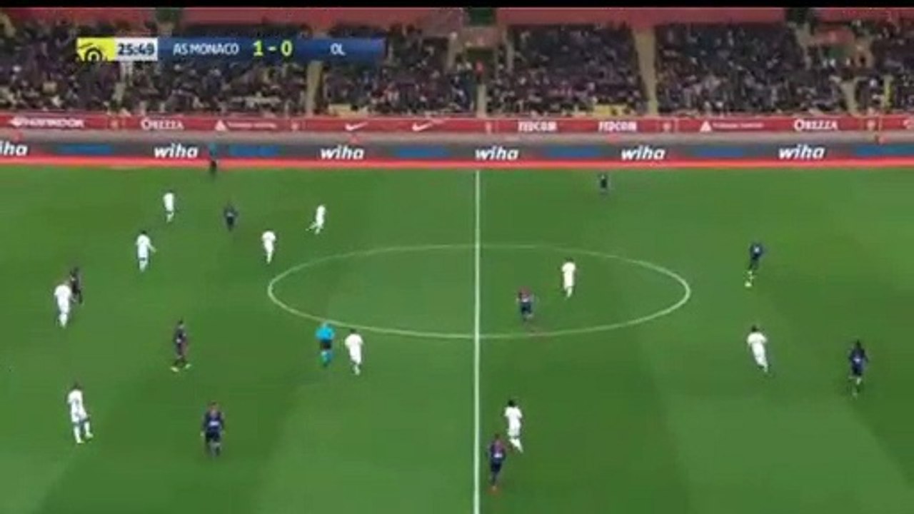Rony Lopes goal Monaco vs Lyon 2-0