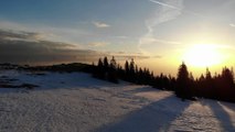 Epic Sunrise with the DJI Mavic Air | Winter | Hiking | Mountains | 2150m above sea level