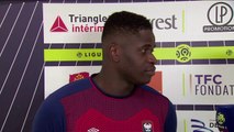 Réaction de Brice Samba après Toulouse FC / SMCaen