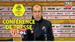 Conférence de presse AS Monaco - Olympique Lyonnais (2-0) : Leonardo JARDIM (ASM) - Bruno GENESIO (OL) / 2018-19