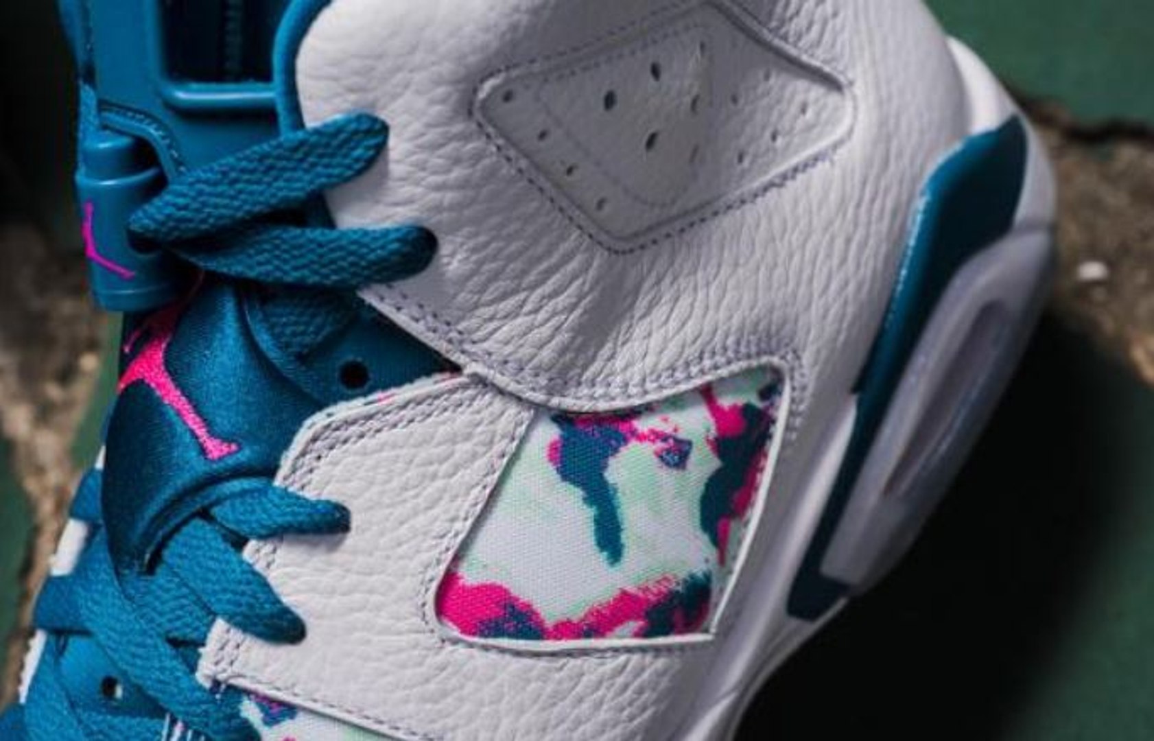 air jordan 6 retro gs green abyss