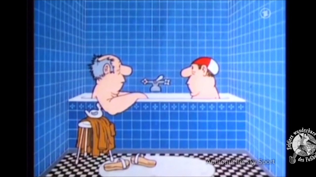 Rudi Völler lasst Sky-Reporter Lindemann auflaufen