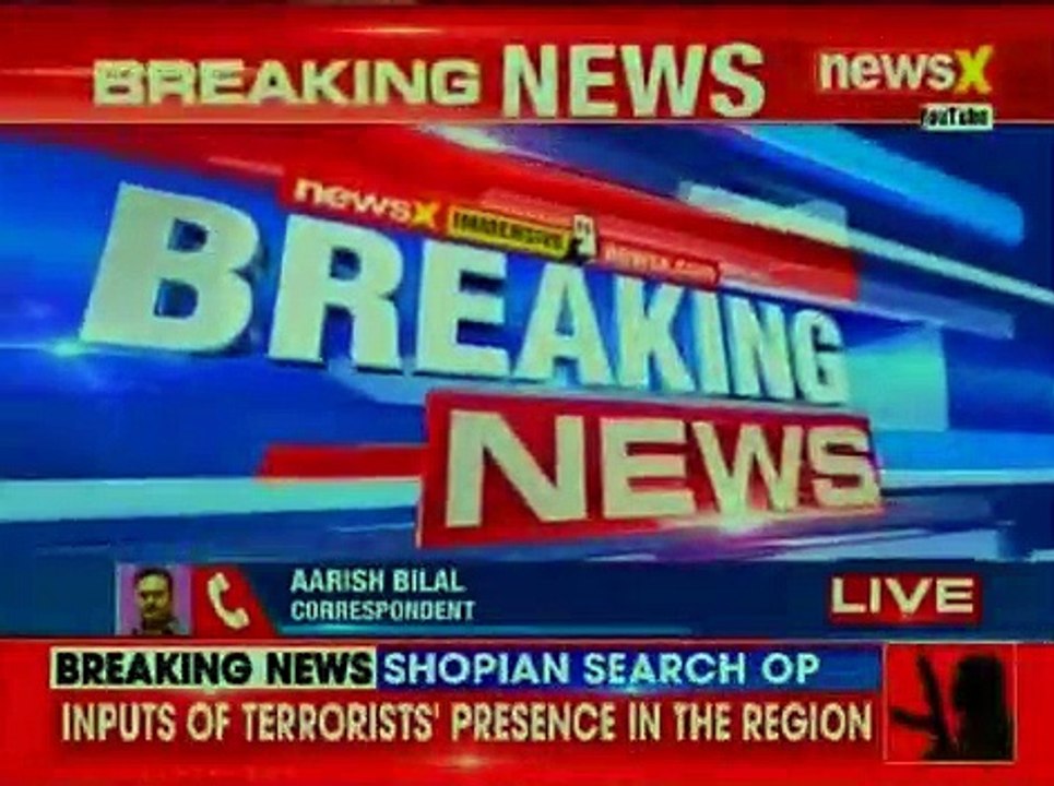 Inputs of terrorists' presence in Shopian; forces launch search operations