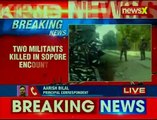 J&K_ Two militants gunned down by security forces in Sopore encounter