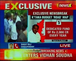 Karnataka budget_ CM HDK enters Vidhan Souda; cabinet meeting about to begin