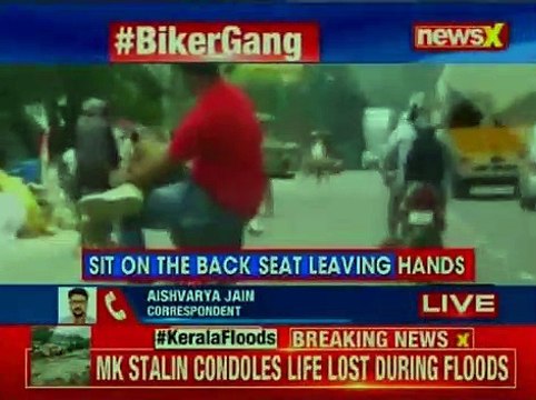 Bikers perform dangerous stunts, leave hands while driving; incidents from NCR