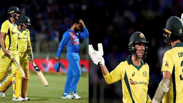 India Vs Australia 1st T20I Highlights: Australia beat India in a nail-biter | वनइंडिया हिंदी