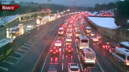 İstanbul'da trafik çilesi