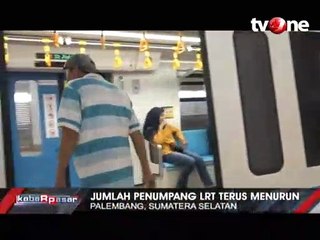 LRT Palembang Sepi Penumpang