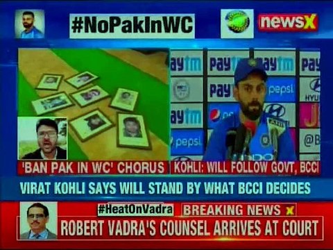BCCI requests ICC to Ban Pakistan in World Cup 2019 | Virat Kohli decides to stand with Govt, BCCI