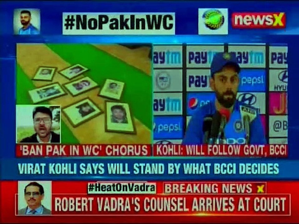 BCCI requests ICC to Ban Pakistan in World Cup 2019 | Virat Kohli decides to stand with Govt, BCCI