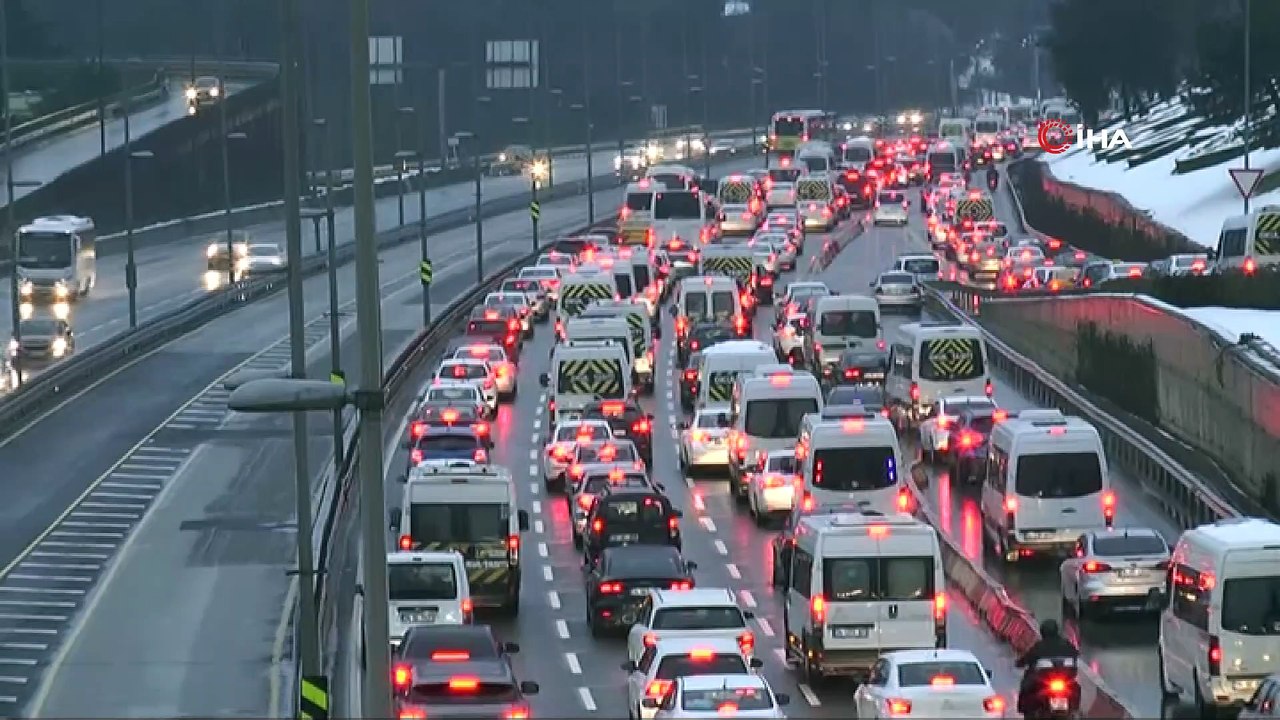 İstanbul’da trafik yoğunluğu