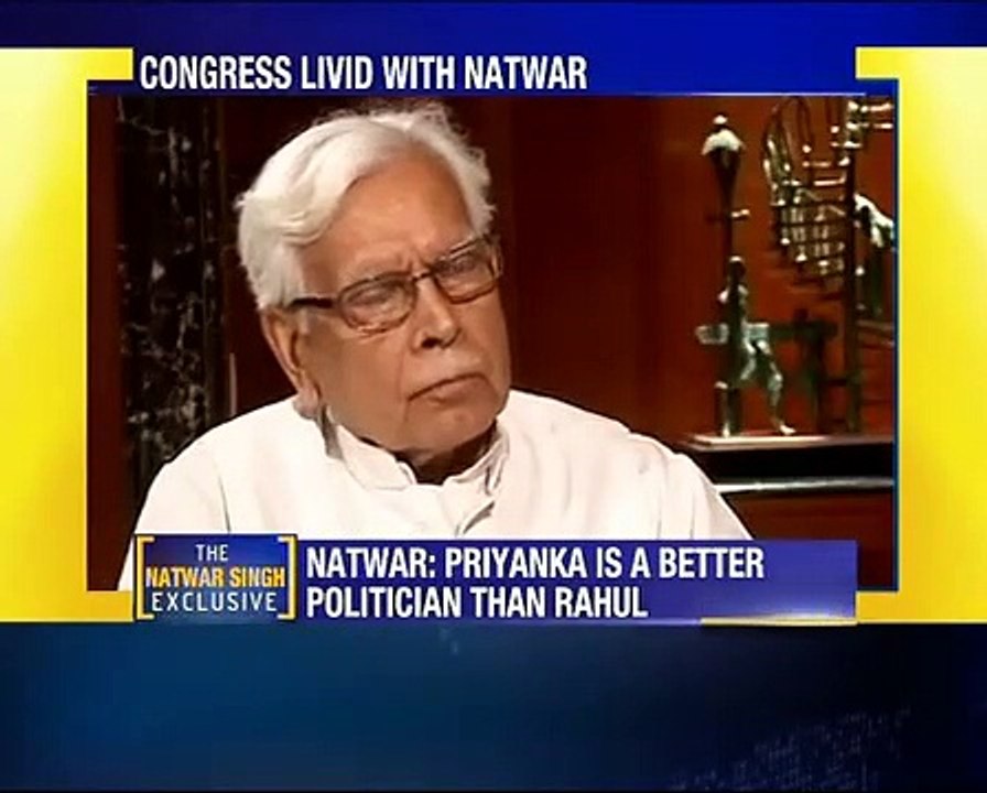 Natwar Singh Interview - Explosive! (NewsX)