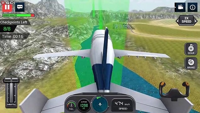 Flight Simulator 2019 - Free Flying Airplane Simulation Nose Dive Android Gameplay FHD #6