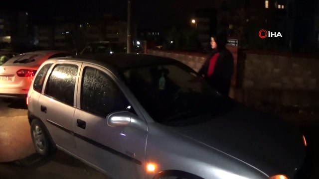Sürücü ve hamile olan eşi hayatlarının şokunu yaşadı