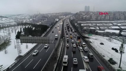 İstanbul- İstanbul'da Bu Sabah Kar ve Trafik Durumu 4
