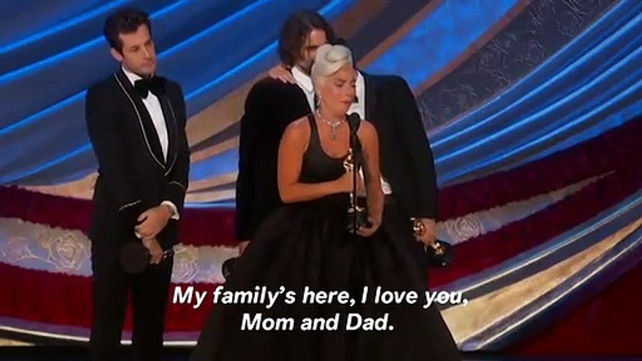 Lady Gaga Gives Tearful Oscars Acceptance Speech: 'It's About Not Giving Up'