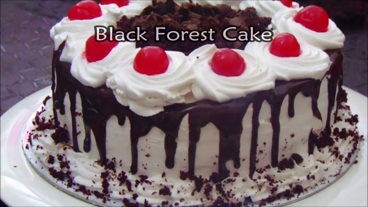 Black Forest Cake without Oven - Bakery style Black forest cake