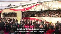 Hollywood A-listers hit the Oscars red carpet