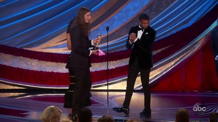 BLACK PANTHER Accepts the Oscar for Music (Original Score)