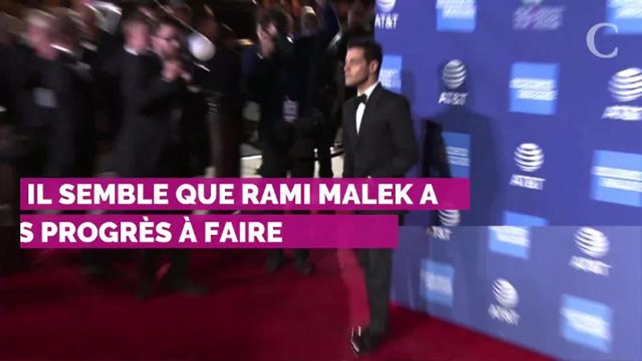 Oscars 2019 : le moment où Lady Gaga a volé à la rescousse du noeud papillon de Rami Malek !