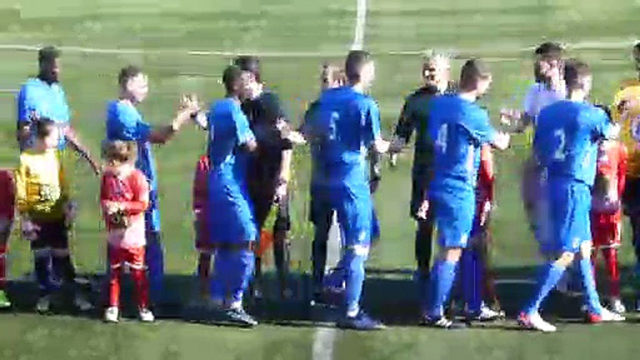 Entrée des U8/9 du VFC avec les joueurs de la rencontre VFC-St Jean le Blanc, 1/2 Finale Coupe du Centre 24/02/2019