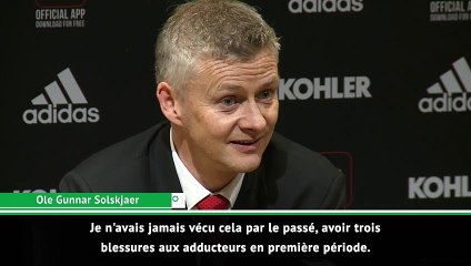 Ole Gunnar Solskjær explique que Rashford a joué blessé