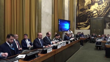 Dışişleri Bakanı Çavuşoğlu, 'Silahsızlanma Konferansı'nda konuştu - CENEVRE