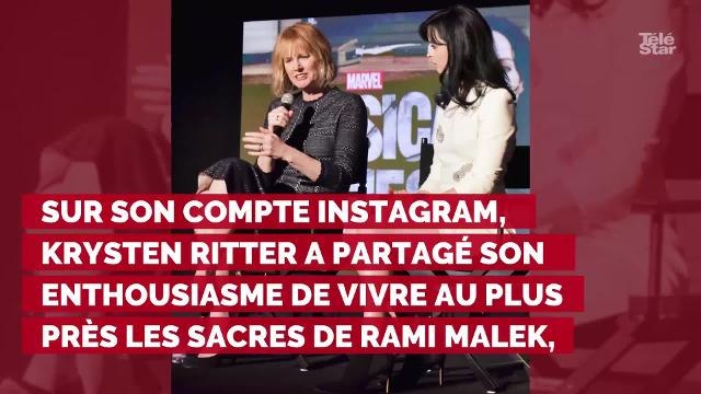Krysten Ritter, star de Jessica Jones, est enceinte : l'actrice dévoile son baby bump sur le tapis rouge des Oscars