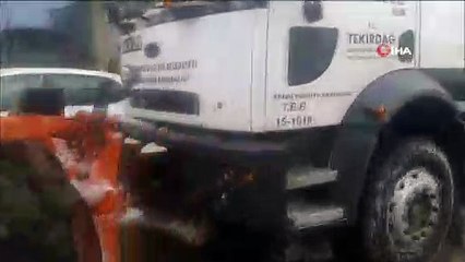 Tekirdağ'da kar yağışı etkisini kaybetti