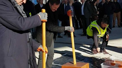 Inauguration infrabel charleroi 2