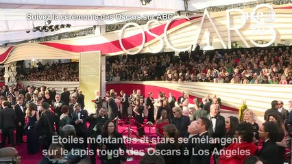 Les stars convergent sur le tapis rouge des Oscars
