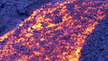 Stunning Lava Flows On French Volcano