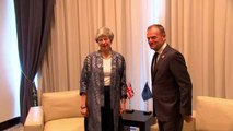 Theresa May meets Donald Tusk amid Brexit stalemate