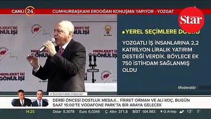 Başkan Erdoğan: Yeni kurulacak askeri birliklerden ilkinin yeri Yozgat olacak