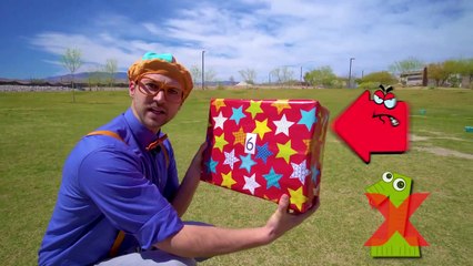 Blippi Teaches Numbers 1 to 10 for Children - Surprise Boxes!