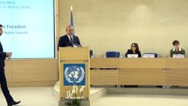 Dışişleri Bakanı Çavuşoğlu, İnsan Hakları Konseyine hitap etti (1) - CENEVRE