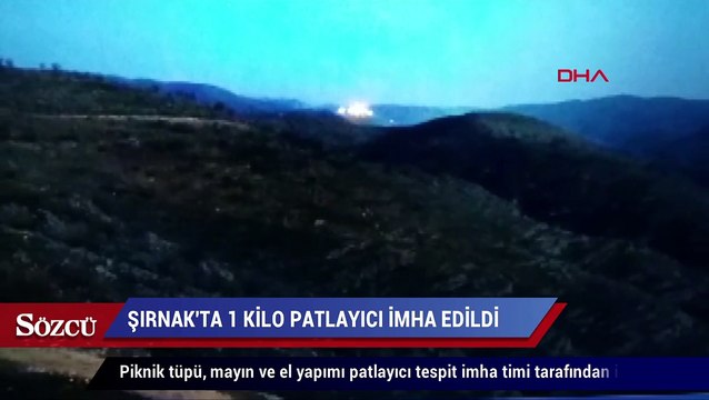 Şırnak’ta teröristlerin tuzakladığı EYP imha edildi