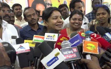 திமுக கூட்டணியில் தேமுதிக இடம் பெறுமா?-  கனிமொழி எம்பி பேட்டி- வீடியோ